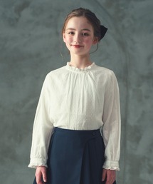 DRESCCO（ドレスコ）の「フリルネックコットンブラウス（シャツ/ブラウス）」