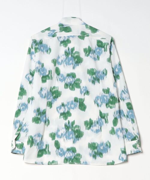 GalaabenD（ガラアーベント）の「Pixel Flower Print Ribbon Shirt ピクセルフラワーリボンシャツ（シャツ/ブラウス・メンズ・ホワイト/ブラック・44/46/48）」の11枚目の写真
