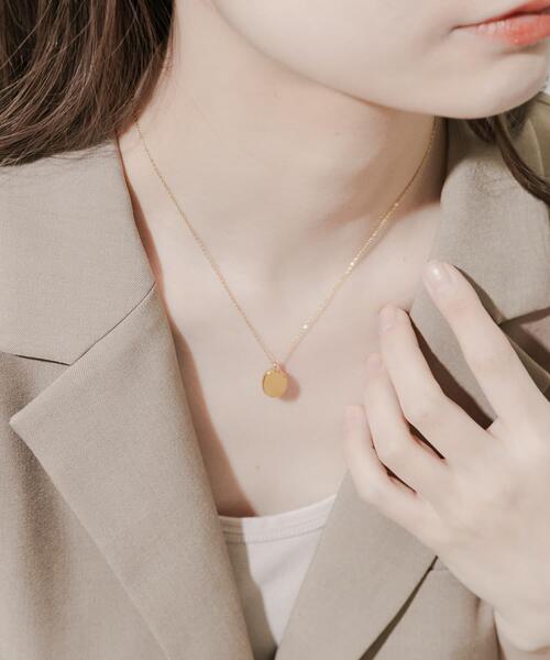 SMELLY（スメリー）の「ステンレスオーバルトップネックレス（ネックレス・レディース・ゴールド/シルバー・-）」の5枚目の写真