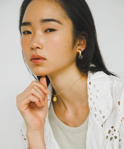 SMELLY（スメリー）の「ステンレスオーバルトップネックレス（ネックレス・レディース・ゴールド/シルバー・-）」の9枚目の写真