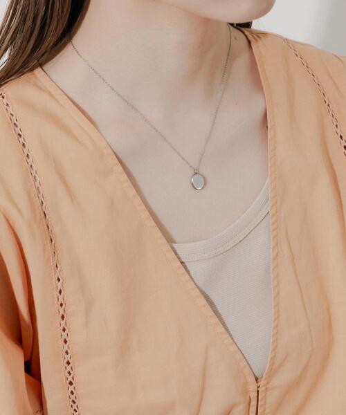 SMELLY（スメリー）の「ステンレスオーバルトップネックレス（ネックレス・レディース・ゴールド/シルバー・-）」の16枚目の写真