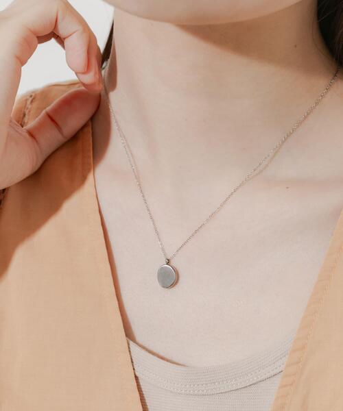 SMELLY（スメリー）の「ステンレスオーバルトップネックレス（ネックレス・レディース・ゴールド/シルバー・-）」の17枚目の写真