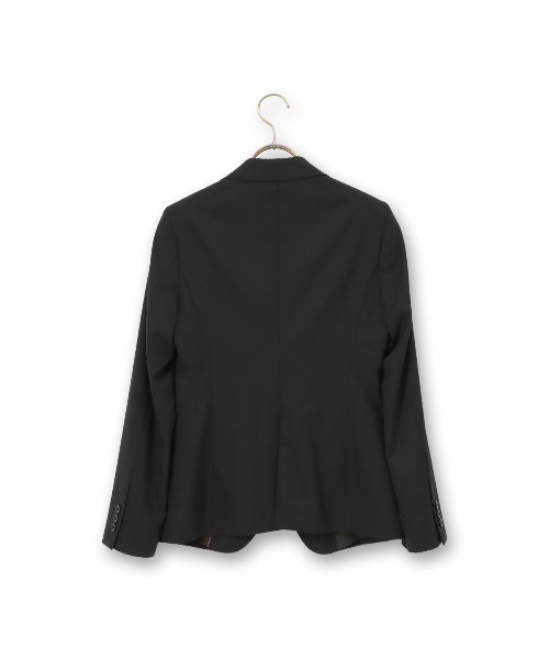 AOYAMA（アオヤマ）の「【ベーシックなデザインのジャケット】自宅で洗える！１つボタンテーラードジャケット｜オフィス＆通勤＆入卒＆オケージョン｜セットアップ着用可（スーツジャケット・レディース・ブラック・15号/13号/11号/9号）」の13枚目の写真