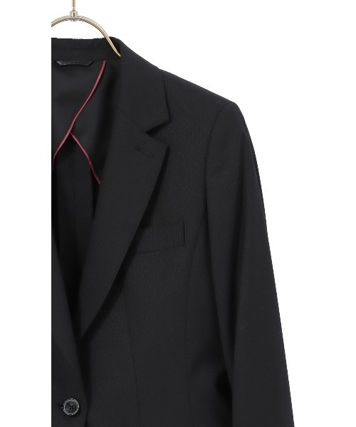 AOYAMA（アオヤマ）の「【ベーシックなデザインのジャケット】自宅で洗える！１つボタンテーラードジャケット｜オフィス＆通勤＆入卒＆オケージョン｜セットアップ着用可（スーツジャケット・レディース・ブラック・15号/13号/11号/9号）」の15枚目の写真