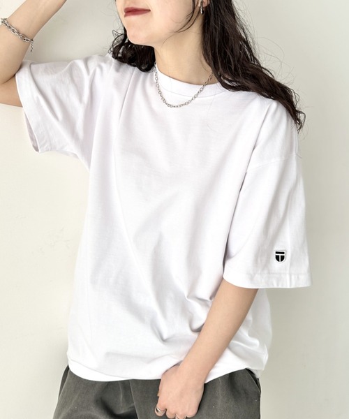 NEWTRAL PRODUCTS(ニュートラルプロダクツ)の「NEWTRAL(ニュートラル)/207 9.8oz スーパーヘビーエンブレムT/サイズ展開多数 コットン 無地 半袖 Tシャツ(Tシャツ/カットソー・レディース・ブラック/グレー/ネイビー/ホワイト・XL/XXL/S/M/L)」の17枚目の写真