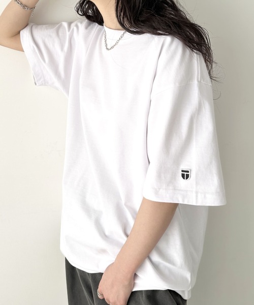 NEWTRAL PRODUCTS(ニュートラルプロダクツ)の「NEWTRAL(ニュートラル)/207 9.8oz スーパーヘビーエンブレムT/サイズ展開多数 コットン 無地 半袖 Tシャツ(Tシャツ/カットソー・レディース・ブラック/グレー/ネイビー/ホワイト・XL/XXL/S/M/L)」の16枚目の写真