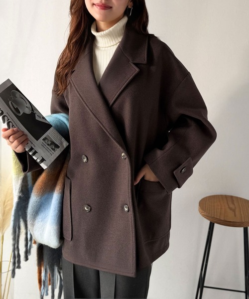 セール】トレンドを先取り♪こなれ感UP、ダブルボタンジャケット