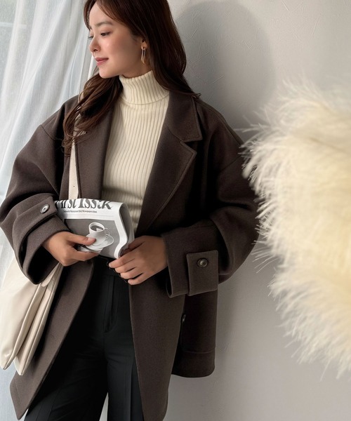 (♡ Annie Hole専用♡)グッチ パールボタン メルトンコート42美品♥️ ♡ Annie Hole専用♡)グッチ パールボタン メルトンコート42美品