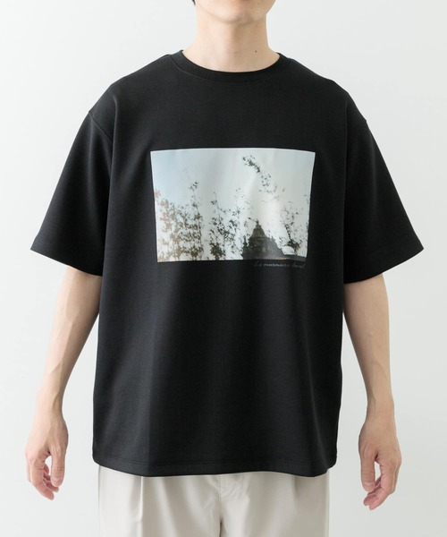 ITEMS URBANRESEARCH（アイテムズ アーバンリサーチ）の「Art Graphic ポンチTシャツ Wind（Tシャツ/カットソー・メンズ・ブラック/ホワイト・MEDIUM/LARGE）」の17枚目の写真