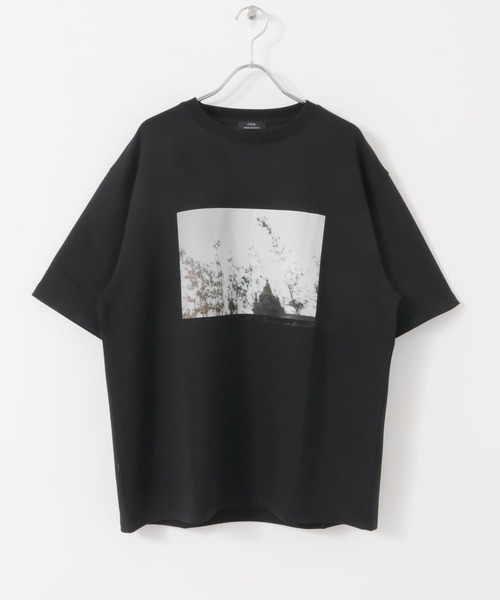 ITEMS URBANRESEARCH（アイテムズ アーバンリサーチ）の「Art Graphic ポンチTシャツ Wind（Tシャツ/カットソー・メンズ・ブラック/ホワイト・MEDIUM/LARGE）」の21枚目の写真