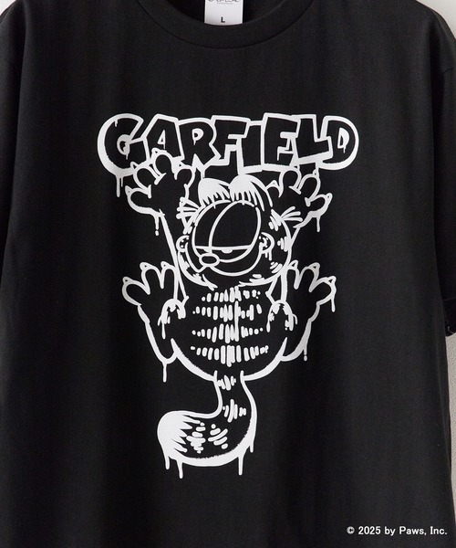 ROOPTOKYO(ループトウキョウ)の「GARFIELD TEE ガーフィールド Tシャツ ユニセックス(Tシャツ/カットソー・メンズ・ブラック/ホワイト・M/L/XL)」の12枚目の写真
