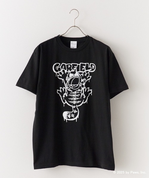 ROOPTOKYO(ループトウキョウ)の「GARFIELD TEE ガーフィールド Tシャツ ユニセックス(Tシャツ/カットソー・メンズ・ブラック/ホワイト・M/L/XL)」の3枚目の写真