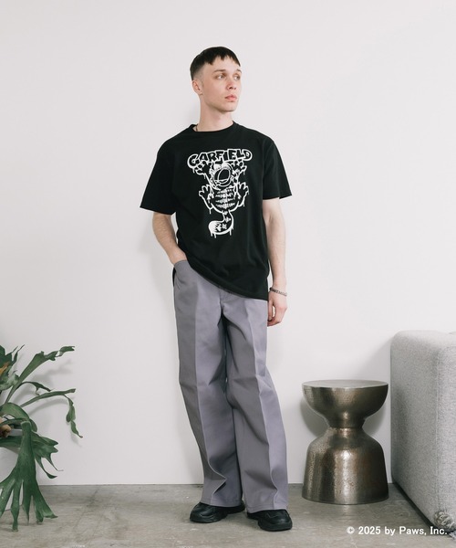 ROOPTOKYO(ループトウキョウ)の「GARFIELD TEE ガーフィールド Tシャツ ユニセックス(Tシャツ/カットソー・メンズ・ブラック/ホワイト・M/L/XL)」の5枚目の写真