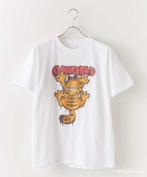 ROOPTOKYO(ループトウキョウ)の「GARFIELD TEE ガーフィールド Tシャツ ユニセックス(Tシャツ/カットソー・メンズ・ブラック/ホワイト・M/L/XL)」の16枚目の写真