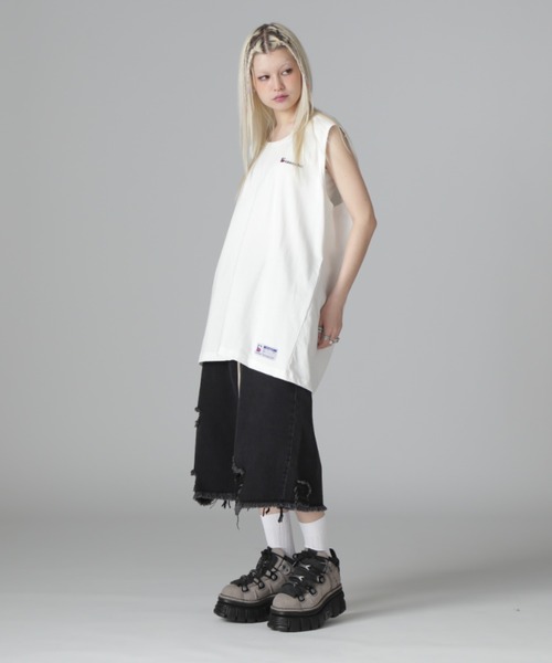 DANKE SCHON(ダンケシェーン)の「【WEB&DEPOT限定】DankeSchon/ダンケシェーン/16OE TANKTOP LOGO(タンクトップ・レディース・ホワイト/ブラック・M/L/S)」の19枚目の写真