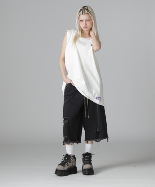 DANKE SCHON(ダンケシェーン)の「【WEB&DEPOT限定】DankeSchon/ダンケシェーン/16OE TANKTOP LOGO(タンクトップ・レディース・ホワイト/ブラック・M/L/S)」の20枚目の写真