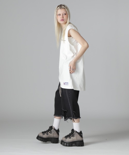 DANKE SCHON(ダンケシェーン)の「【WEB&DEPOT限定】DankeSchon/ダンケシェーン/16OE TANKTOP LOGO(タンクトップ・レディース・ホワイト/ブラック・M/L/S)」の21枚目の写真