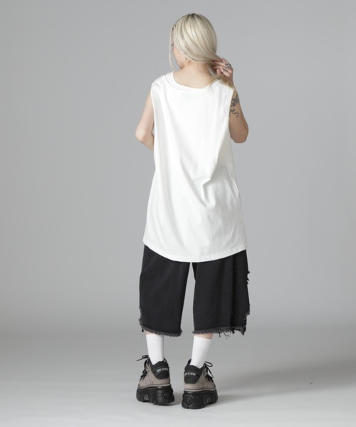 DANKE SCHON(ダンケシェーン)の「【WEB&DEPOT限定】DankeSchon/ダンケシェーン/16OE TANKTOP LOGO(タンクトップ・レディース・ホワイト/ブラック・M/L/S)」の22枚目の写真