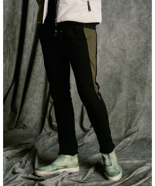 wjk(ダヴルジェイケイ)の「super urake seam pants(スウェットパンツ・メンズ・トップグレー/ブラック/ブラック×カーキ・SMALL/MEDIUM/LARGE/X-LARGE)」の3枚目の写真