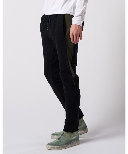 wjk(ダヴルジェイケイ)の「super urake seam pants(スウェットパンツ・メンズ・トップグレー/ブラック/ブラック×カーキ・SMALL/MEDIUM/LARGE/X-LARGE)」の7枚目の写真