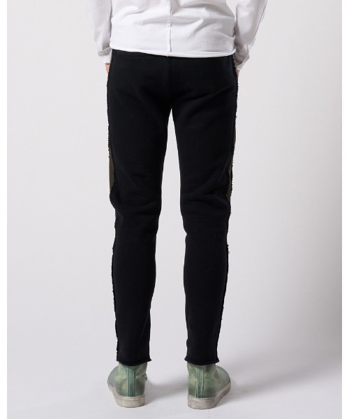 wjk(ダヴルジェイケイ)の「super urake seam pants(スウェットパンツ・メンズ・トップグレー/ブラック/ブラック×カーキ・SMALL/MEDIUM/LARGE/X-LARGE)」の8枚目の写真