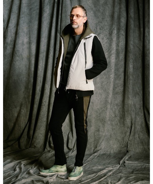 wjk(ダヴルジェイケイ)の「super urake seam pants(スウェットパンツ・メンズ・トップグレー/ブラック/ブラック×カーキ・SMALL/MEDIUM/LARGE/X-LARGE)」の19枚目の写真