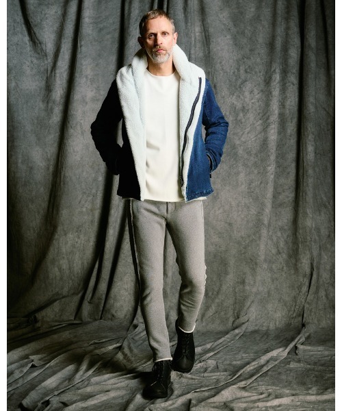 wjk(ダヴルジェイケイ)の「super urake seam pants(スウェットパンツ・メンズ・トップグレー/ブラック/ブラック×カーキ・SMALL/MEDIUM/LARGE/X-LARGE)」の21枚目の写真