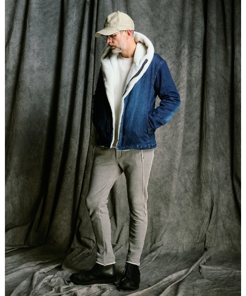 wjk(ダヴルジェイケイ)の「super urake seam pants(スウェットパンツ・メンズ・トップグレー/ブラック/ブラック×カーキ・SMALL/MEDIUM/LARGE/X-LARGE)」の22枚目の写真