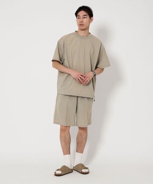 DAIWA（ダイワ）の「【別注】＜DAIWA＞GLR ストリーム ショートパンツ ショーツ -撥水・通気性・ストレッチ-（その他パンツ・メンズ・ベージュ/ブラック・M/L/XL）」の5枚目の写真