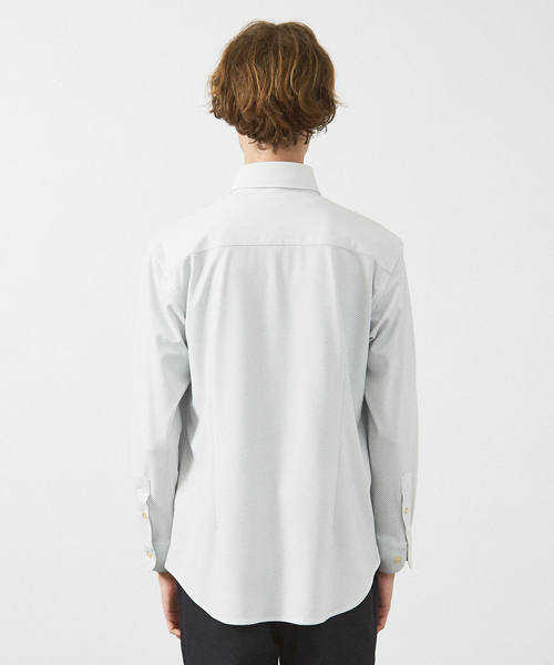 ABAHOUSE(アバハウス)の「【FLEX SHIRTS】ドライメッシュ 360°ストレッチ ジャージシャツ(シャツ/ブラウス・メンズ・サックスブルー/アイボリー/ダークネイビー・44/46/48/50)」の7枚目の写真