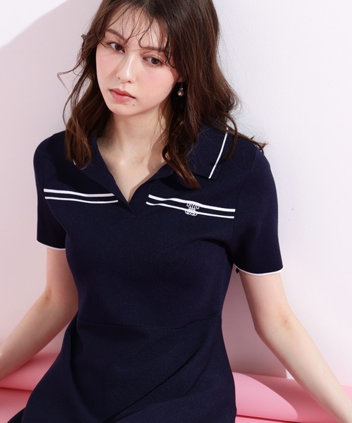 ジルバイ 配色切り替えポロシャツワンピース ポロシャツワンピース | JILL by JILL STUART（ジル バイ ジル