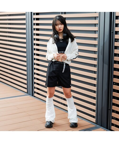 algy（アルジー）の「UVカットラインスリーブパーカー（パーカー・キッズ・ブラック/オフホワイト/グレー・XX-SMALL/X-SMALL/MEDIUM/SMALL）」の5枚目の写真