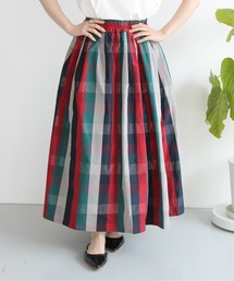 StyleSea（スタイルシー）の「チェック柄タフタスカート（スカート）」