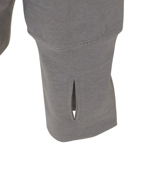 NANGA(ナンガ)の「AirFlex RASH GUARD ZIP PK W/エアフレックス ラッシュガードジップパーカー (ウィメンズ)(パーカー・レディース・ブラック/グレー/ホワイト・S/M/L)」の10枚目の写真