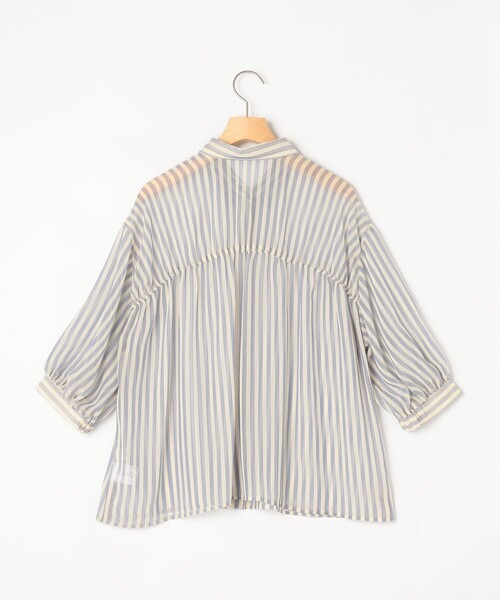 MICO COULIER（ミコクリエ）の「楊柳ストライプブラウス（シャツ/ブラウス・レディース・ブルー系その他/グレー系その他・38）」の14枚目の写真