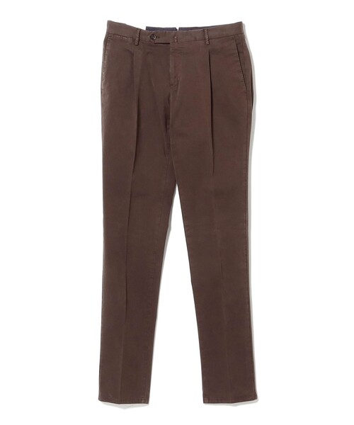 BEAMS F（ビームスエフ）の「【別注】PT TORINO / EVO-F ストレッチ コットンツイル 1プリーツ スラックス（その他パンツ・メンズ・ネイビー/ブラック/ブラウン・52/50/48/46/44）」の4枚目の写真