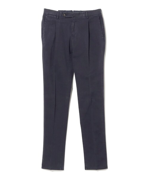 BEAMS F（ビームスエフ）の「【別注】PT TORINO / EVO-F ストレッチ コットンツイル 1プリーツ スラックス（その他パンツ・メンズ・ネイビー/ブラック/ブラウン・52/50/48/46/44）」の8枚目の写真