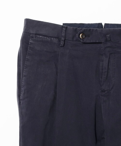 BEAMS F（ビームスエフ）の「【別注】PT TORINO / EVO-F ストレッチ コットンツイル 1プリーツ スラックス（その他パンツ・メンズ・ネイビー/ブラック/ブラウン・52/50/48/46/44）」の10枚目の写真