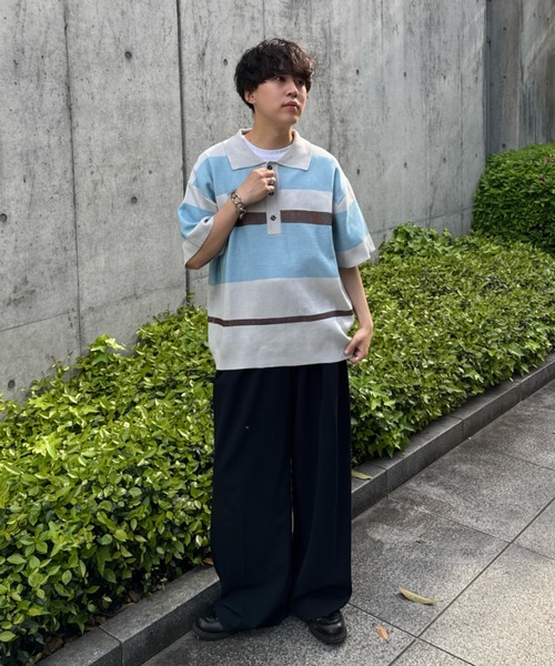 【YOEL】mulch boarder knit マルチボーダーニット YOEL（ヨエル）の「YOEL - multi border knit / マルチボーダー