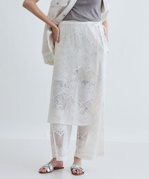 GALLEST | ラップスカート付きレースパンツ(その他パンツ)