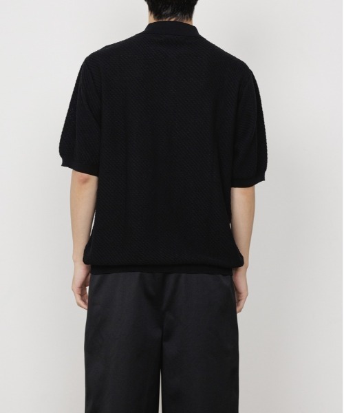 marka（マーカ）の「SKIPPER KNIT（ポロシャツ・メンズ・ブラック/グレー・2/1）」の8枚目の写真
