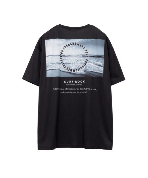 TORNADO MART(トルネードマート)の「TORNADO MART∴SURF ROCK ロゴプリントカットソー(Tシャツ/カットソー・メンズ・グレー系その他2/ホワイト/ブラック・L/LL/M)」の2枚目の写真