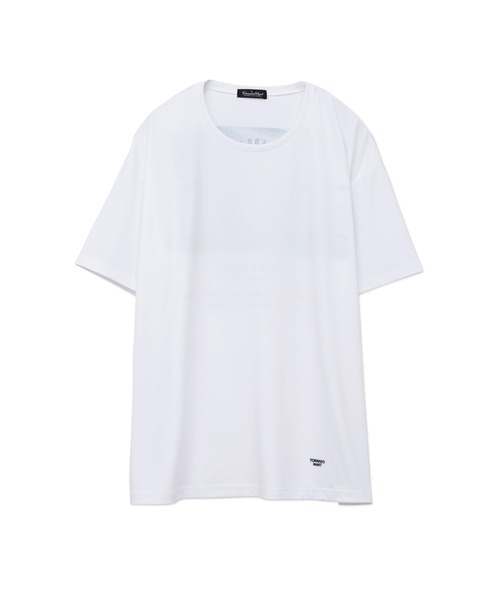 TORNADO MART(トルネードマート)の「TORNADO MART∴SURF ROCK ロゴプリントカットソー(Tシャツ/カットソー・メンズ・グレー系その他2/ホワイト/ブラック・L/LL/M)」の4枚目の写真