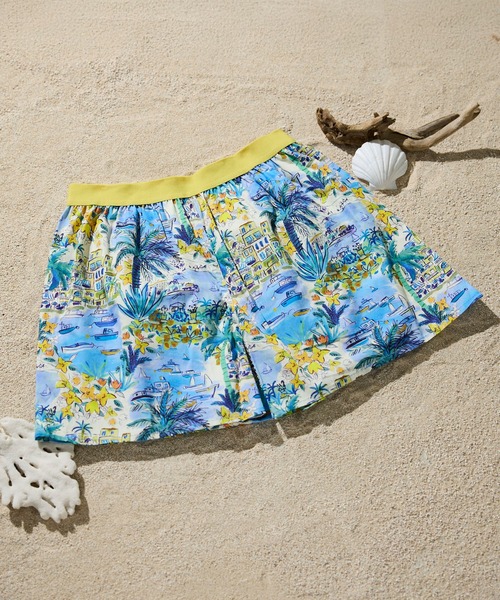 une nana cool（ウンナナクール）の「MADE WITH LIBERTY FABRIC 【綿100％】メンズトランクス（トランクス・メンズ・ネイビー/アイボリー/ミント・L/M）」の3枚目の写真