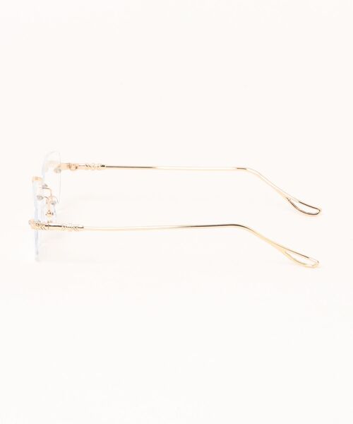 VIBGYOR（ヴィブジョー）の「リムレスメガネ　サングラス(BDS)（サングラス・レディース・シルバー/ゴールド・FREE）」の4枚目の写真