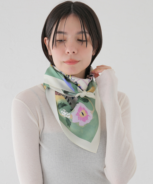 IENA（イエナ）の「Cassandre×IENAアートスカーフ（バンダナ/スカーフ・レディース・A・FREE）」の5枚目の写真