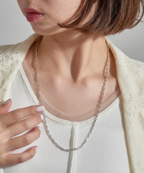 口豪奢 AUDIBERT】Enara セール】【PHILIPPE semi-long brass necklace アクセサリー
