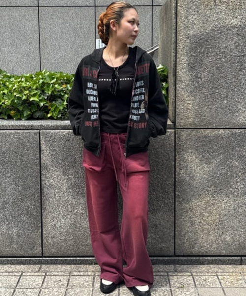 oriens スウェットパンツ ポケットデザイン スウェットパンツ（スウェットパンツ