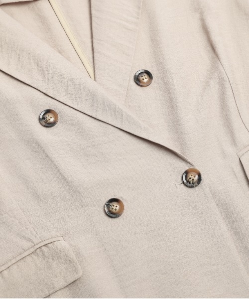 SUGAR BISKET（シュガービスケット）の「テーラード サマージャケット（テーラードジャケット・レディース・ブラック/ベージュ・フリー）」の17枚目の写真