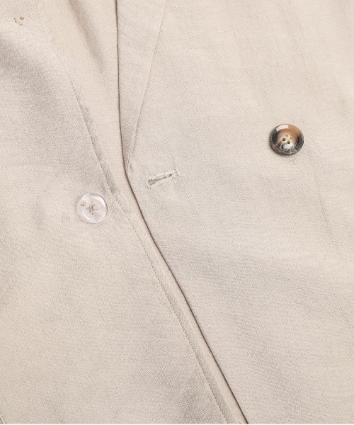 SUGAR BISKET（シュガービスケット）の「テーラード サマージャケット（テーラードジャケット・レディース・ブラック/ベージュ・フリー）」の9枚目の写真